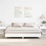 vidaXL Bedframe zonder matras 180x200 cm spaanplaat wit, Verzenden, Nieuw