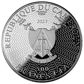 Cameroun. 500 Francs 2023 Ladybug - Lucky Charms 1/2 oz