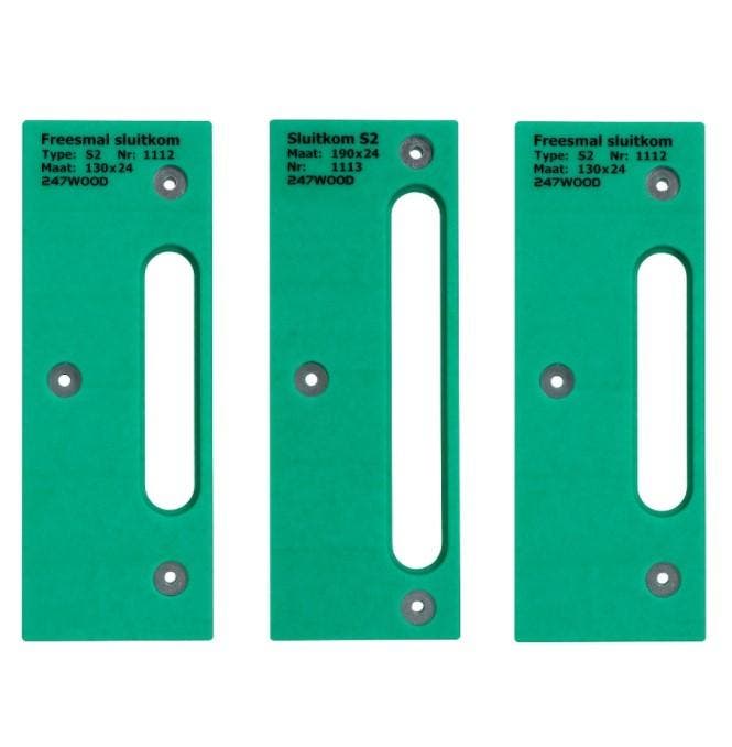 247WOOD Freesmal sluitkom set S2, Doe-het-zelf en Bouw, Overige Doe-Het-Zelf en Bouw, Nieuw