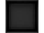 Veiling - Inbouwnis Mat Zwart – 30x30x7 cm, Nieuw