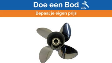 Bieden: Michigan Apollo 4-Blade Stainless Steel Propeller 1, Ophalen of Verzenden, Nieuw