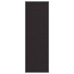 vidaXL Deurmat 60x180 cm zwart, Verzenden, Nieuw