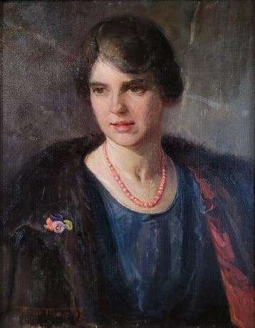 Anton Maria Mucchi (1871-1945) - Ritratto di donna