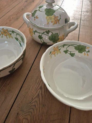 Villeroy & Boch - Bol à soupe (3) - Geranium - Porcelaine