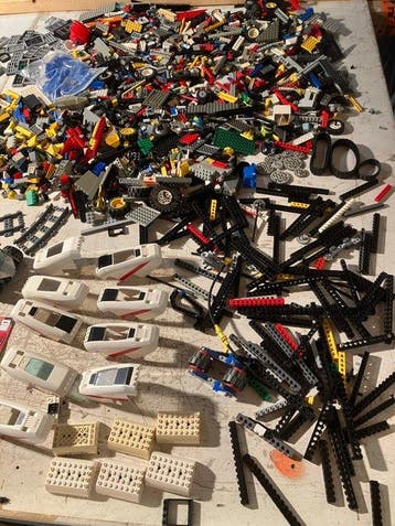 Lego Pièces - 8360 gram losse LEGO met bouwplaten, Nieuw