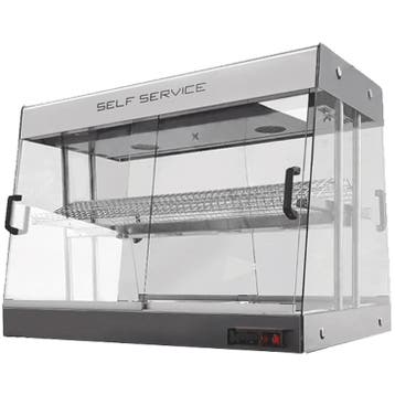 Warmhoudvitrine | TAVOLA CALDA | RVS | 65°C | Geventileerd, Verzenden, Nieuw in verpakking