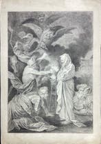 Salvator Rosa (1615-1673), D’après - Saul e la strega di, Antiek en Kunst