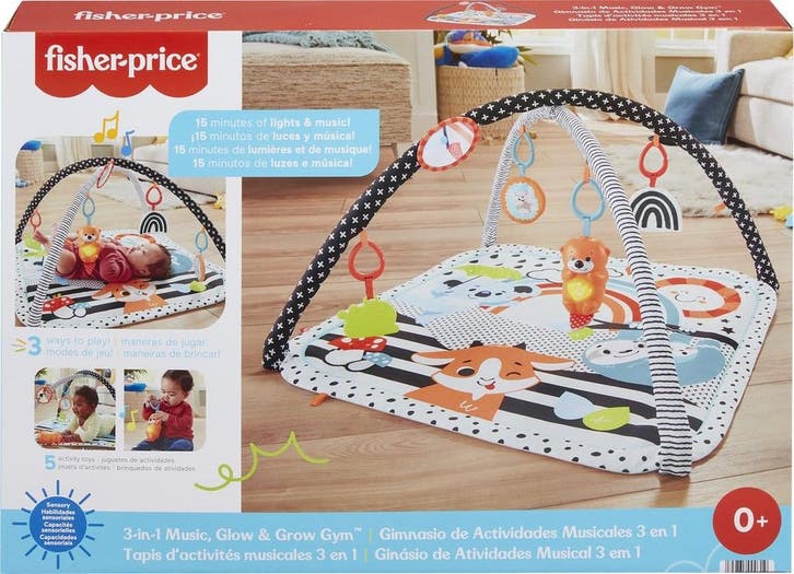 Fisher-Price Baby Muziek Gym 3 in 1 - Pasgeboren baby, Enfants & Bébés, Jouets | Autre, Envoi