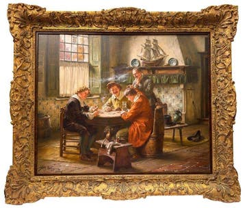 Fritz Wagner (1896-1939) - Joyeuse Compagnie dans un