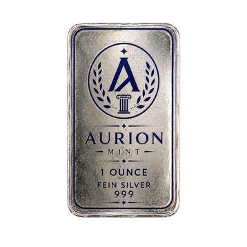 1 Troy Ounce - Zilver .999 - AURION - Hiszpania Finalista, Postzegels en Munten, Edelmetalen en Baren