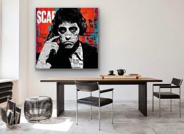 ERIC BRUMETTE - DJ SCARFACE SAVED MY LIFE - Toile L -, Antiquités & Art, Art | Objets design