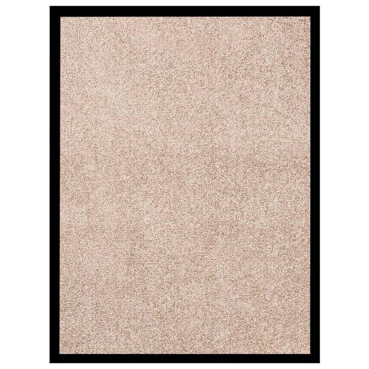 vidaXL Deurmat 60x80 cm beige, Tuin en Terras, Deurmatten, Nieuw, Verzenden