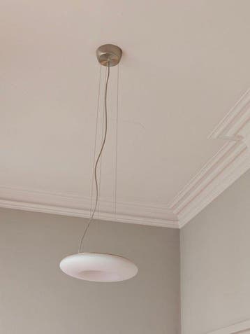 itre - Lampe - iTre Murano White Glass Pendant Lamp - Verre