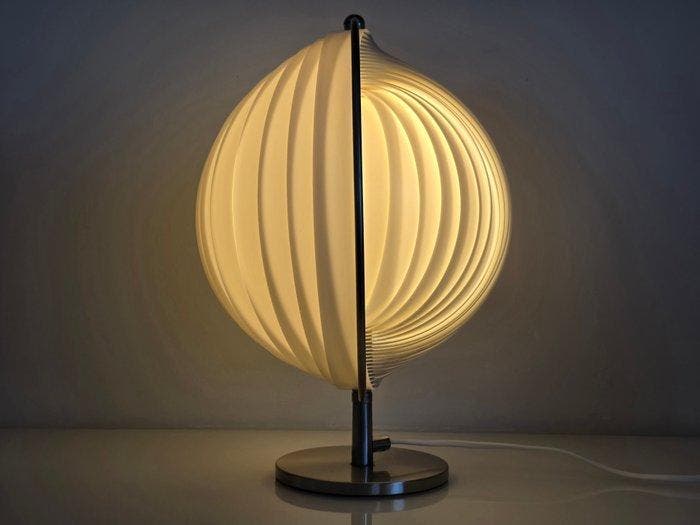 Lampa stoowa Space Age „Moon” – Prisma Leuchten, lata 80.,, Antiek en Kunst, Antiek | Verlichting
