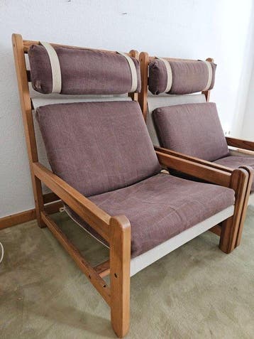 Niels Eilersen - Niels Eilersen - Lounge stoel (2) - Hout,