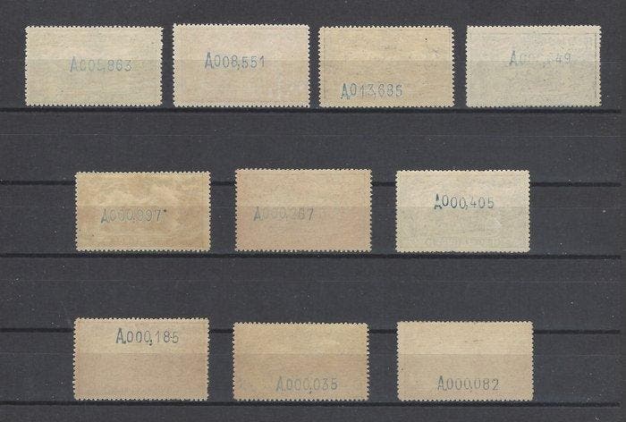 Spanje 1910 - Volledige Quijote-serie - Edifil nº 257/66, Timbres & Monnaies, Timbres | Europe | Espagne