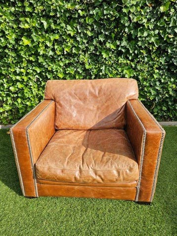 Fauteuil - Leder - Cube fauteuil leder