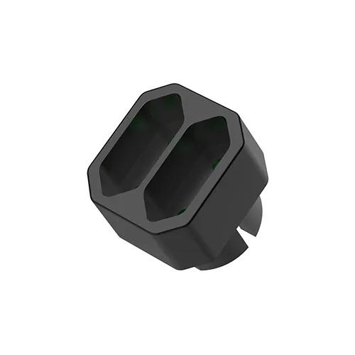 Euro verdeelstekker 2V zwart, Huis en Inrichting, Lampen | Overige, Nieuw, Verzenden