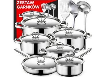 Veiling - Pannenset 15 Delig, Nieuw