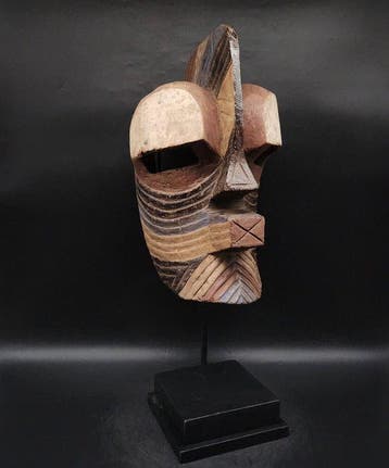 Prachtig masker - Kifwebe - Songye - DR Congo (Zonder