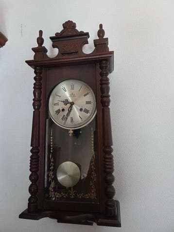 Wandklok - Hout - 1970-1980 - Vintage wandklok