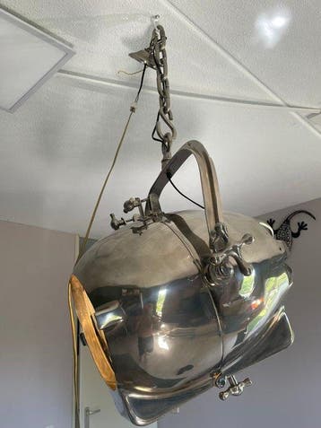 Eichholtz - Lampe - Spitfire - Métal, Chrome, Aluminium -, Antiquités & Art