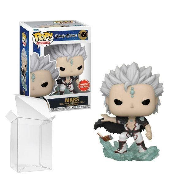 Funko Pop! Black Clover - Mars with Book #1450 GameStop, Collections, Jouets miniatures, Envoi