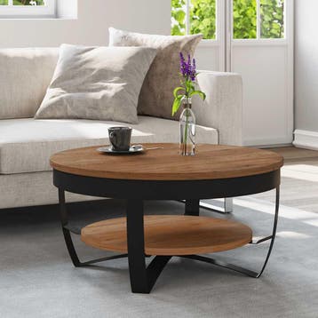 vidaXL Salontafel 65x65x32 cm massief acaciahout, Verzenden