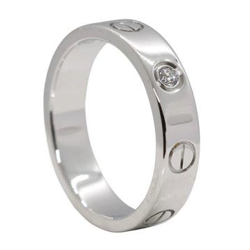 Cartier - Ring - Love small model - 18 karaat Witgoud - 1, Nieuw