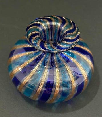 Vasetto Vintage Murano - Anni 60 - Vase - Verre «à cannes», Antiquités & Art