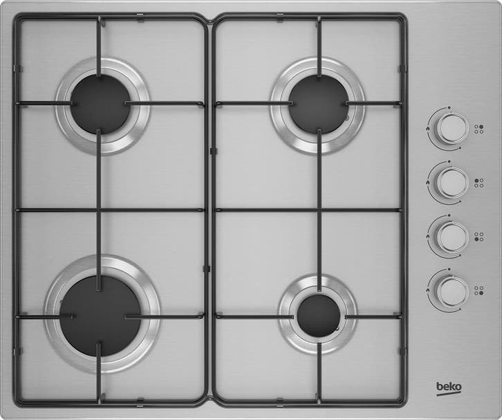 Beko Hbqg223sx Inbouw Gaskookplaat 60cm, Elektronische apparatuur, Kookplaten, Ophalen of Verzenden