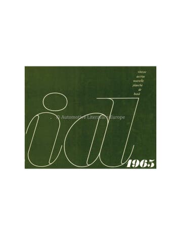 1965 CITROEN ID 19 BROCHURE FRANS, Nieuw