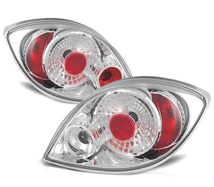 FEUX ARRIÈRE POUR FORD KA 96-08 FOND CHROMÉ, Auto-onderdelen, Verlichting, Verzenden
