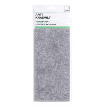 Antikras vilt met plaklaag (grijs, 20x9 cm), Verzenden, Nieuw