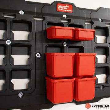Milwaukee Packout wandmontage voor opbergbakken – set van 6, Ophalen of Verzenden, Nieuw, Gereedschapsopslag, Milwaukee