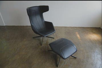 Moroso - Alfredo Häberli - Stoel (2) - Leder, Staal - Neem