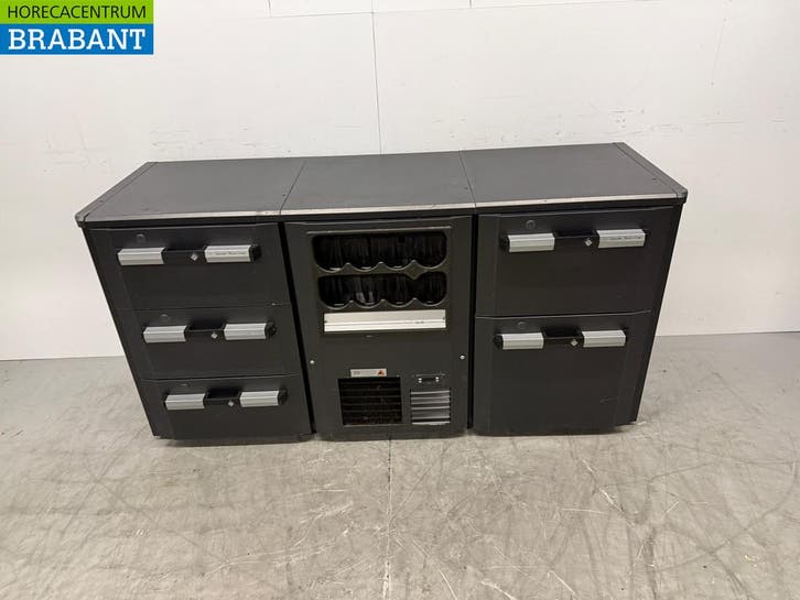 Gamko Barkoeling met flessennest en 5 laden 170,5 cm 230V, Articles professionnels, Horeca | Équipement de cuisine, Enlèvement ou Envoi