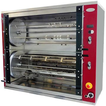 Kippengrill | DOUBLE GRILL | Elektrisch | 12 Spitten | 84, Verzenden
