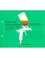 1979 PORSCHE 924 KLEUREN & INTERIEUR BROCHURE, Ophalen of Verzenden