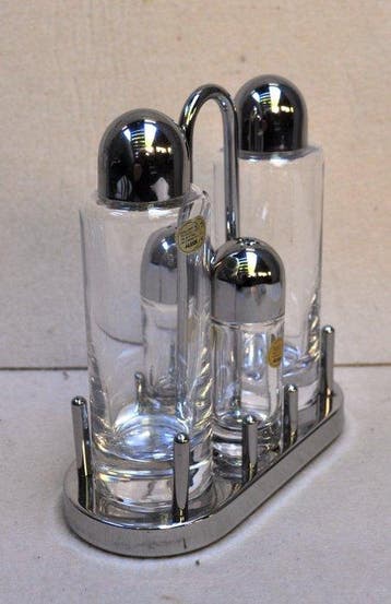 Alessi - Ettore Sottsass - Olie-en-azijnstelletje - 5070 -, Antiek en Kunst