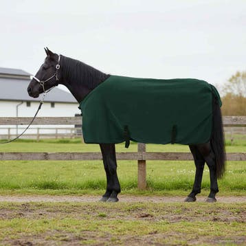 vidaXL Paardendeken Volledig Donkergroen 105 cm Polyester, Verzenden, Nieuw