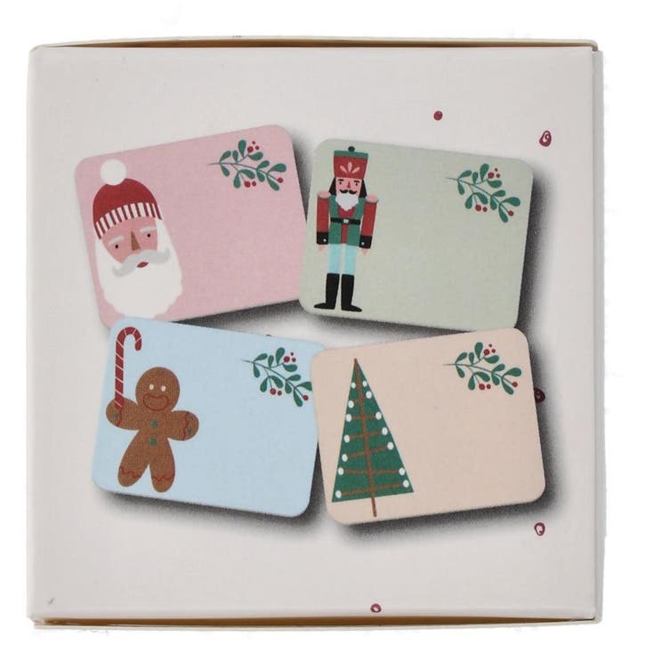 Kerst Naam Stickers 50st, Hobby & Loisirs créatifs, Articles de fête, Envoi