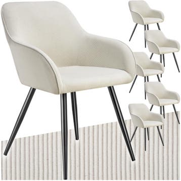 Eetkamerstoel Marilyn, koordlook, gestoffeerd, Huis en Inrichting, Stoelen, Verzenden, Nieuw