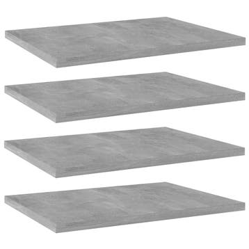 vidaXL Wandschappen 4 st 40x30x1,5 cm bewerkt hout, Verzenden