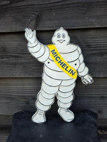 Michelin Bibendum - Cast Iron - Reclamebord - Gietijzer