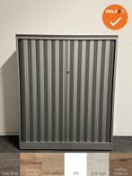 Roldeurkast - Ahrend - 144x120x45cm - Zilvergrijs met zilver, Werkplek, Ophalen of Verzenden, Gebruikt, Kast