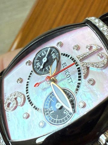 Ellicott - Lady Tuxedo Chronotimer Sparkling Edition | New /, Nieuw