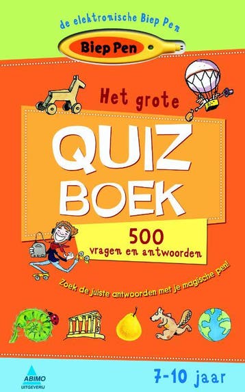 Het grote quiz boek 9789059324152 B. Heitz, Verzenden, Zo goed als nieuw, B. Heitz