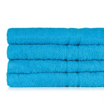 Handdoek Turquoise 50x100cm 100% katoen - Treb ADH, Verzenden, Nieuw, Overige kleuren, Theedoek of Handdoek