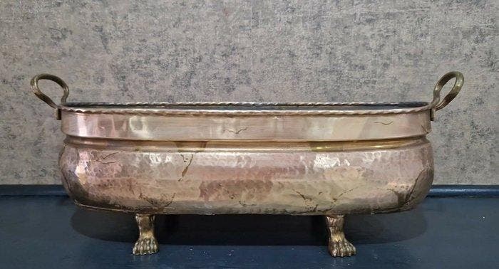 Jardinière - Messing, Antiek en Kunst, Curiosa en Brocante
